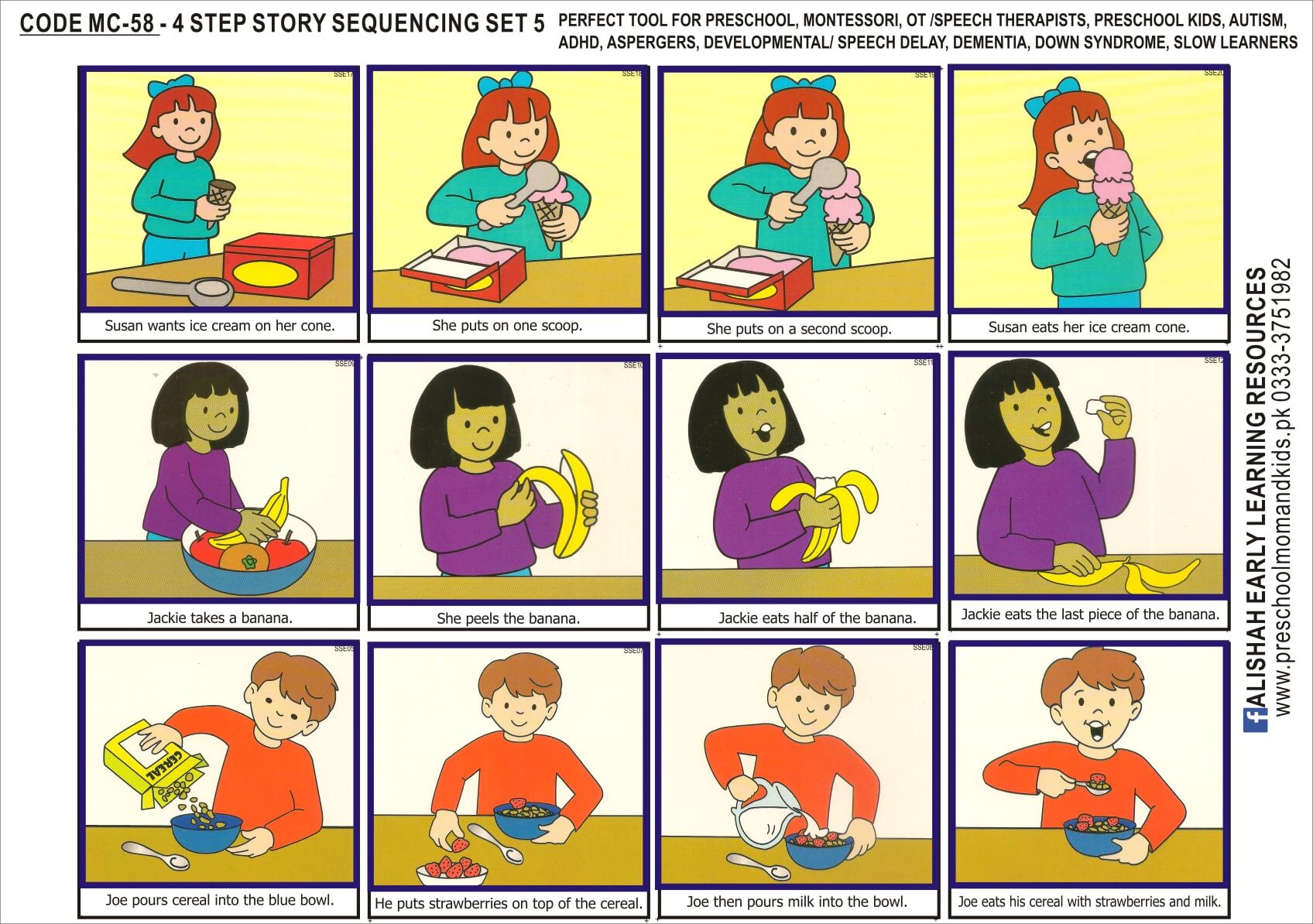 Picture Stories For Sequencing